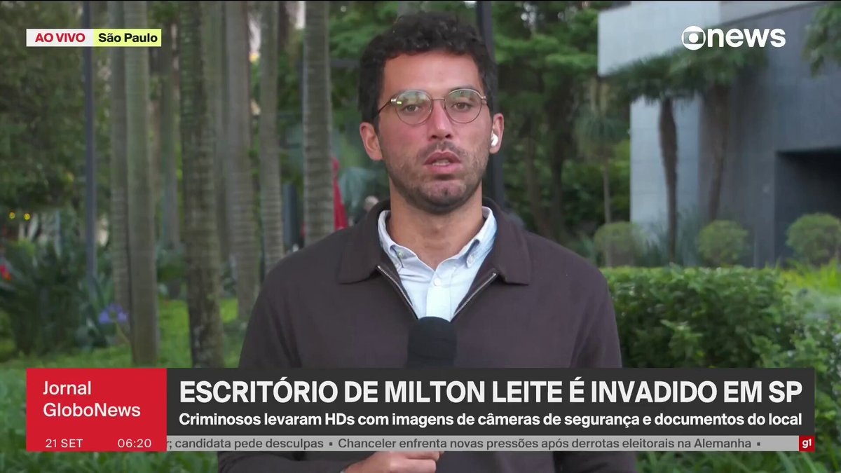 Mais um ABSURDO! A Polícia de Tarcísio cumpriu mandados de busca contra Milton Leite, mas deixou o escritório dele de fora. Ontem, criminosos “invadiram” o local e levaram todas as imagens das câmeras de segurança, mas não levaram os R$ 19 mil que estavam no escritório. É isso!