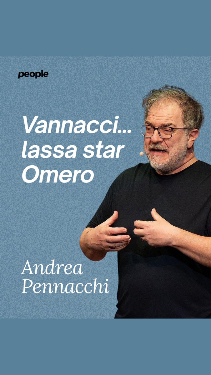 Generale Vannacci, le consiglio, lasci stare Odisseo come esempio de patriarcato mediterraneo, grazie. andrea pennacchi