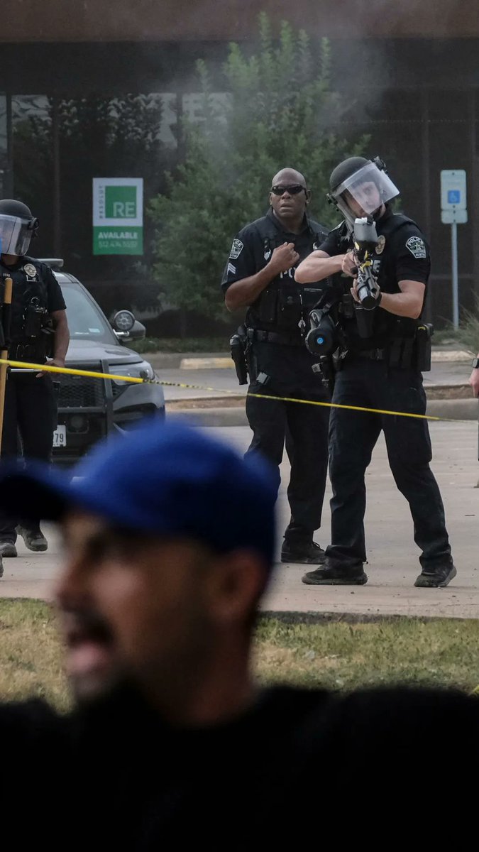 A U.S. Immigration and Customs Enforcement officer shot and wounded a man Sunday afternoon in Austin, Texas, local authorities said, and anti-ICE protesters quickly gathered at the scene.