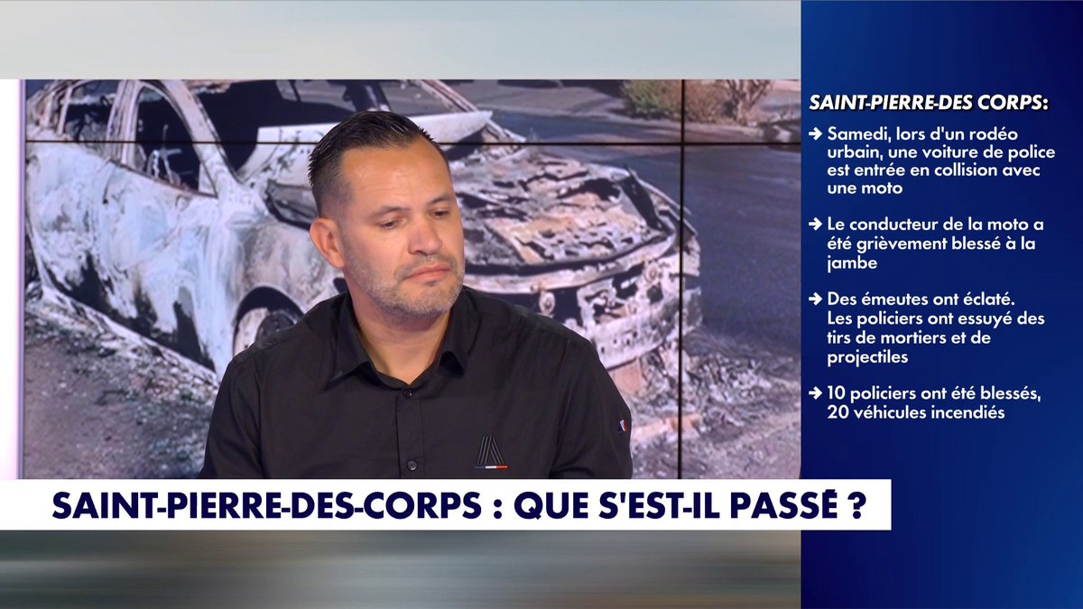 «Le rodéo tue, pas la police», rappelle Jérôme Jimenez, délégué syndical Alliance police nationale #LinfodeVilno Toute l'info est à retrouver sur