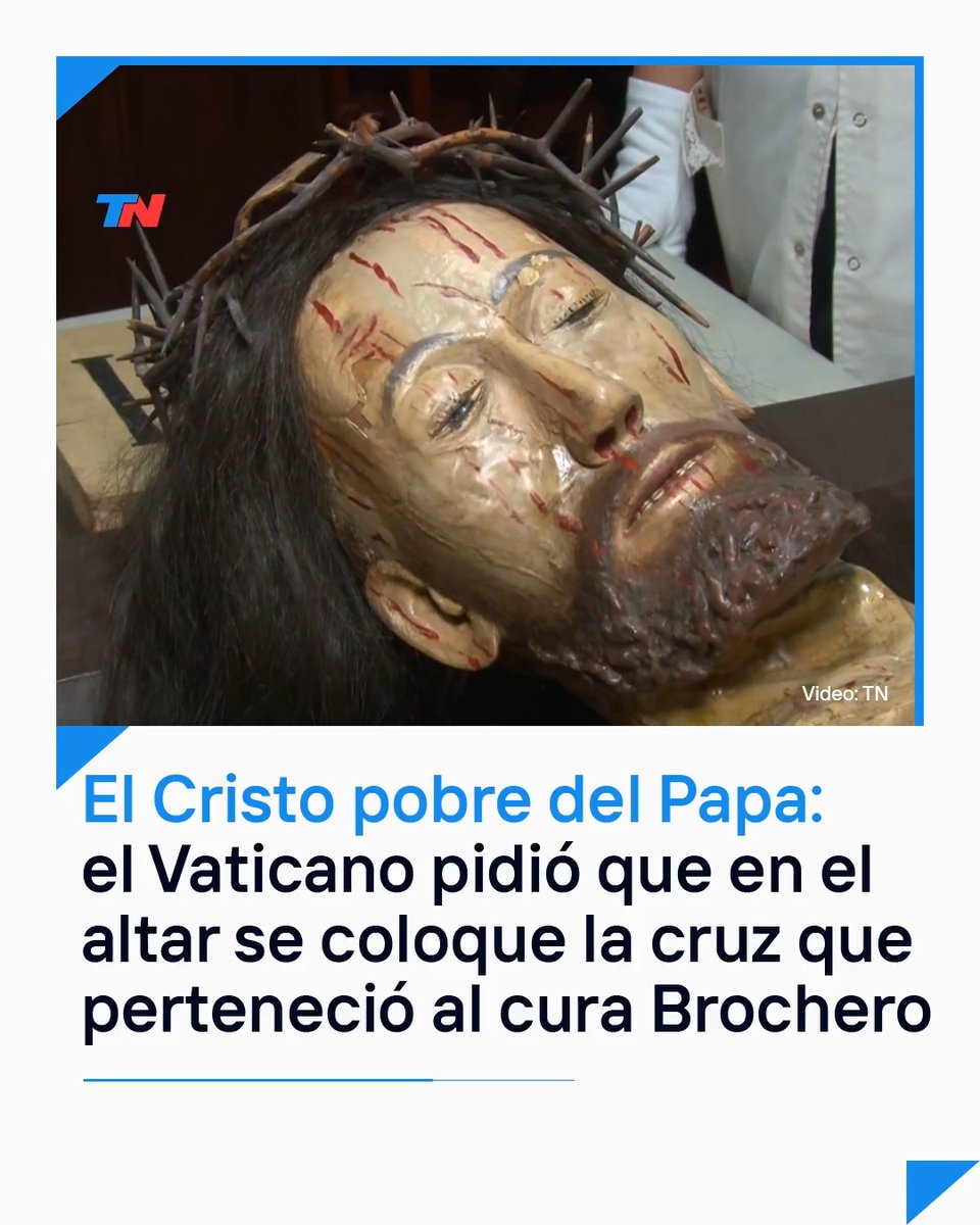 El papa León XIV pidió dar la misa en Córdoba con un Cristo que perteneció al cura Brochero en el altar.