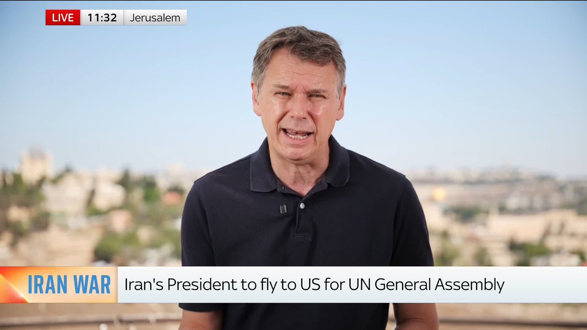 This is HILARIOUS Trump is required by the UN to allow Iran to speak at the UN General Assembly. We issued visas so the Iranian President can speak at the UN General assembly, then took away Iran's ability to fly to NYC. Scott Bessent announced that starting Weds, any country providing fuel to any Iranian airlines will be heavily sanctioned. For those of you wondering, that's the same day the Iranian President is scheduled to speak in NYC. GOOD LUCK making it home!