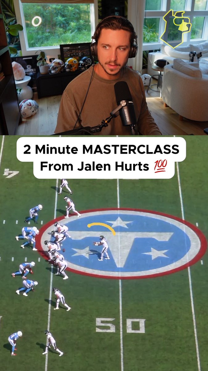 Jalen Hurts had a CLINICAL 2 Minute Drill 🔥🤝