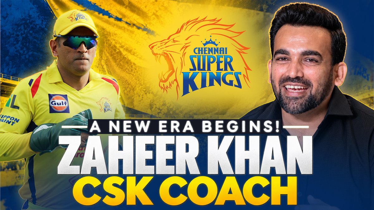 🚨 CSK appoint new head coach 🚨 Zaheer Khan 🤝 MS Dhoni 🤩 Glory days reloading...❓ Tanya Purohit takes stock ⬇️