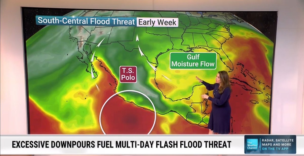 Moisture from Tropical Storm Polo will fuel several days of heavy rain across the Southwest, increasing the threat of flash flooding through midweek. Here’s the latest: