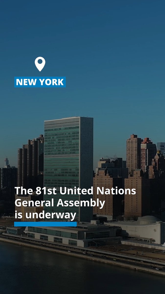 The biggest moment on the diplomatic calendar is here. 🤝 WFP is at #UNGA81 with a clear message: investing in food security is not just a humanitarian imperative. It’s the foundation for global stability. #UNGA