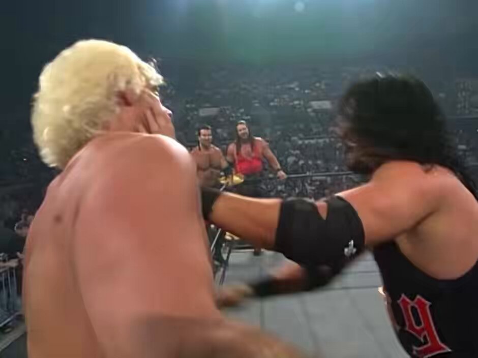 Slamboree 1997. Ric Flair, Roddy Piper &amp; Kevin Greene vs. The nWo. A new Donny 5. Just watch this, just listen to this. This is what professional wrestling is all about, this is how it’s meant to feel.