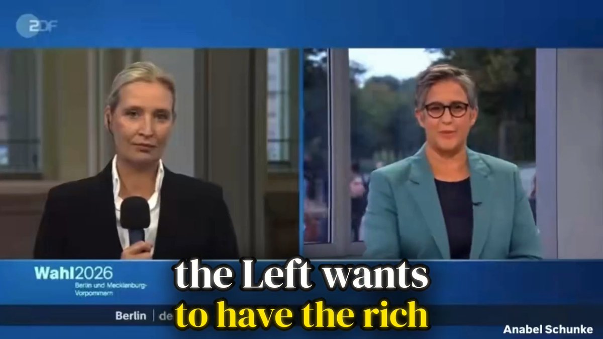 🚨🇩🇪 The RADICAL LEFT party that just won in Berlin wants to “SH00T THE RICH”. Germany needs a new capital. Berlin is ANTIFA hell, and they openly admire the attack on Charlie Kirk. They are putting AfD politicians in DANGER.