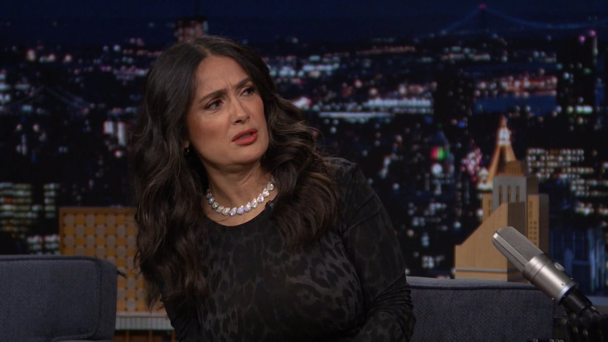 .Salma Hayek directed Prince’s music video for “Te Amo Corazón” 🤯 #FallonTonight