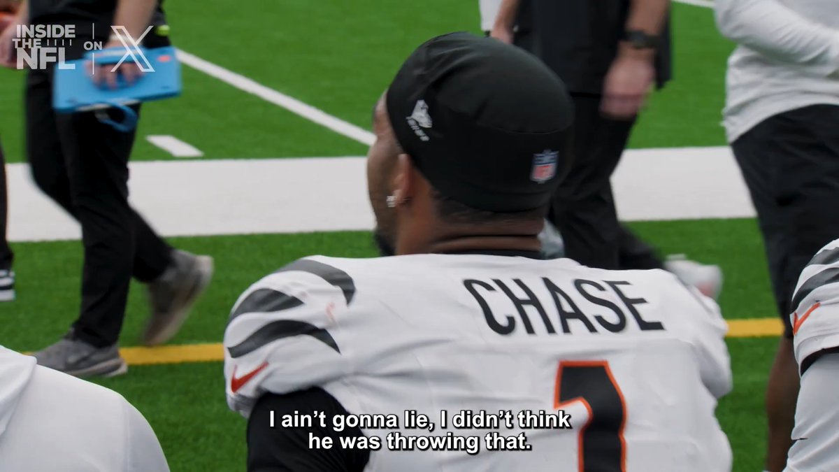 "I couldn't see the ball!" No one, not even Ja’MarrChase, could believe that he made that catch. Inside the NFL Week 2 Mic'd Up on X