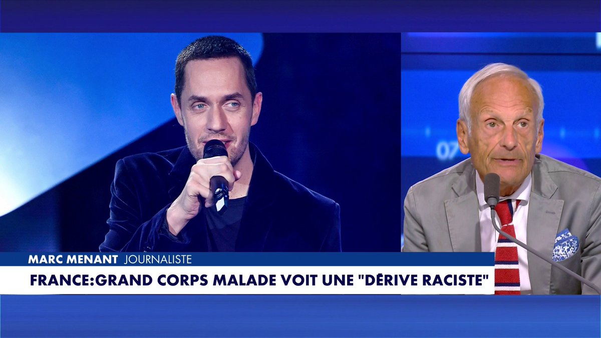 Marc Menant, journaliste, sur les propos de Grand Corps Malade : «Le mot "racisme" ne veut plus rien dire», dans #Facealinfo Toute l'info est à retrouver sur