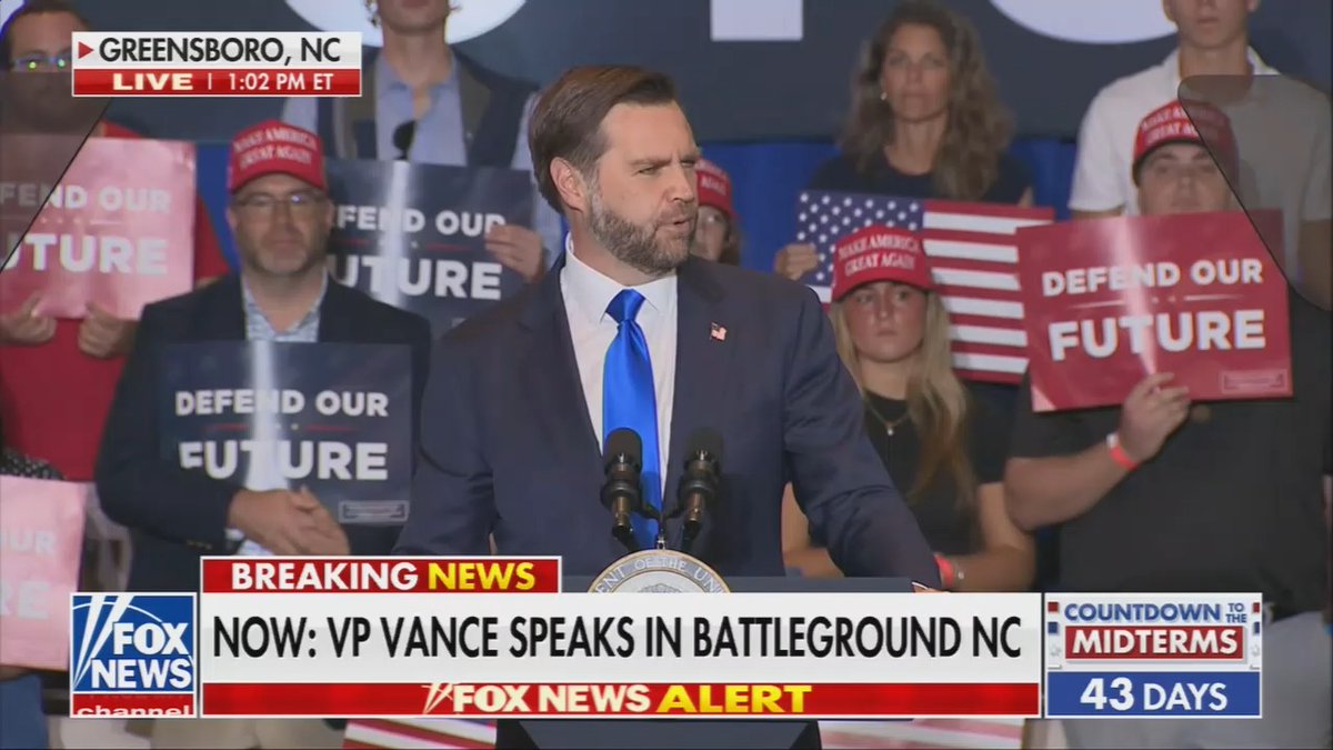 Fox cuts away from Vance's speech: "We will bring you back to this rally if he starts to make news"
