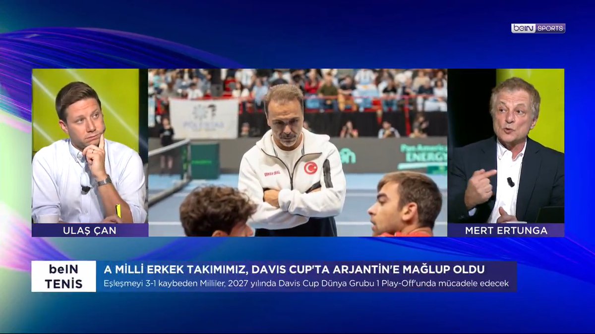 🎾 A Milli Erkek Tenis Takımımız, Davis Cup'ta Arjantin'e mağlup oldu 🗣️ Ulaş Çan ve Mert Ertunga'nın değerlendirmeleri. #beINTENİS