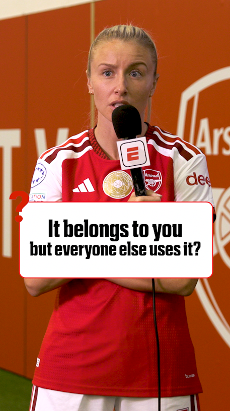 Leah Williamson is weirdly good at riddles... 🤔 😂 📺 Watch the UEFA Women’s Champions League live on @disneyplusuk