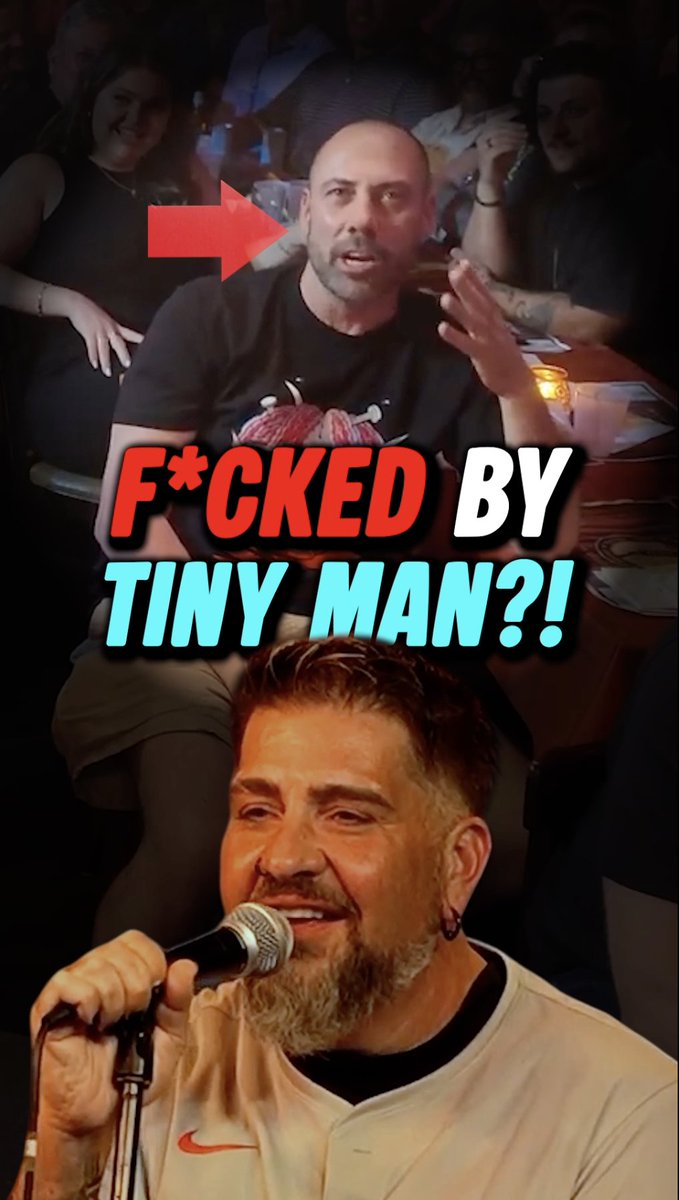 He wants a smaller man?! see me live