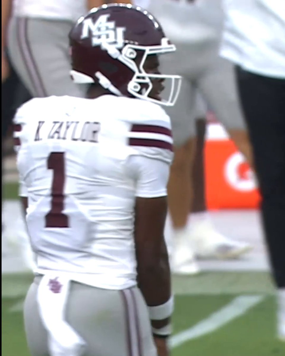 This throw by Kamario 🎯 Lebby's reaction 🔥 Mississippi State Football