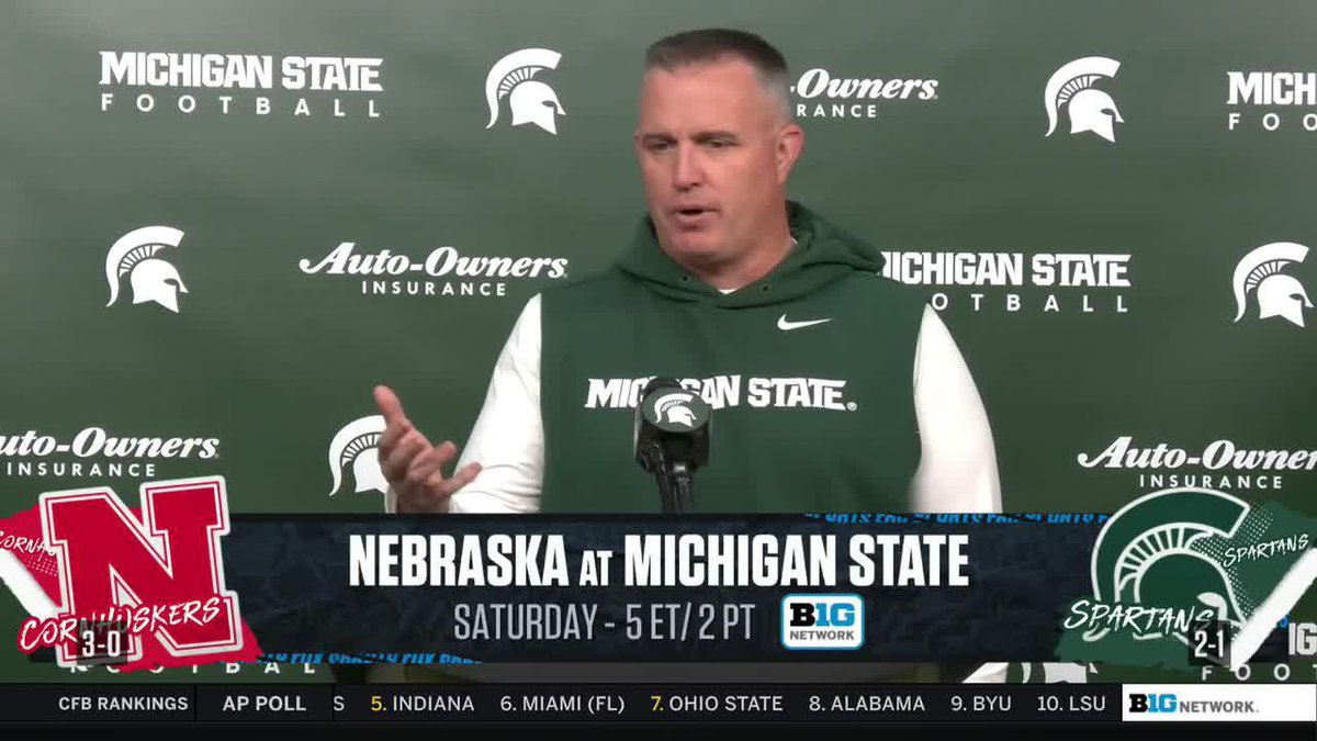 "They're completely different, in my opinion, after watching the tape last year to watching the first three games. They're all in sync." Pat Fitzgerald is very impressed by what QB Anthony Colandrea has brought to the Nebraska offense 👇
