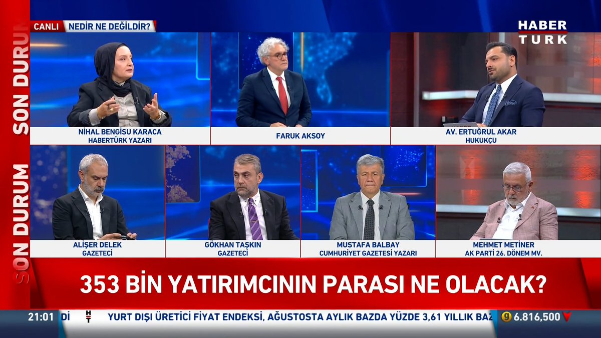 📌330 bin yatırımcının parası ne olacak? Hukukçu Av. Av.Ertuğrul Akar #NedirNeDeğildir’de değerlendirdi.