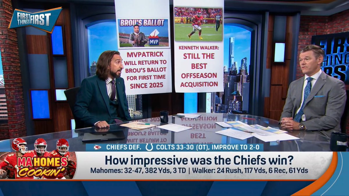 “While everyone was going crazy over Myles Garrett and Jaylen Waddle… I told you guys, he’s going to be the biggest acquisition of the year. And thus far, it is not even a debate.” nick wright drops a banner for Kenneth Walker: