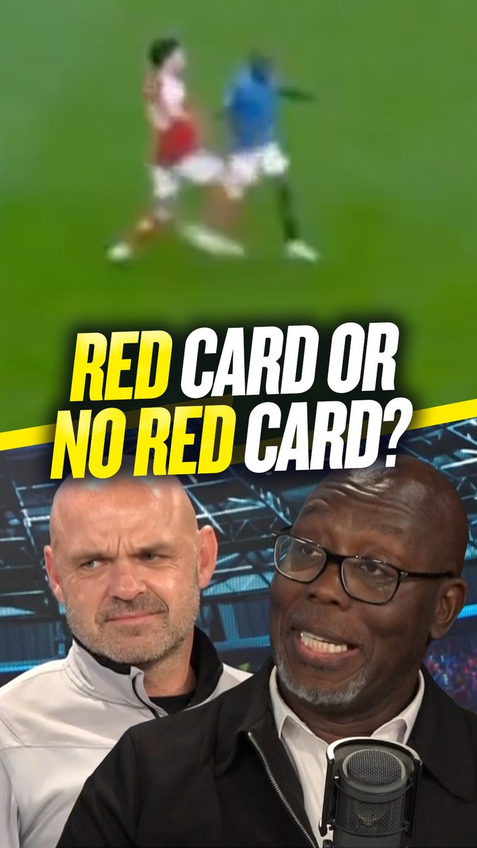 👀 Darren: "Any other player gets sent off..." ❌ Danny: "There was no speed or malicious intent." Darren Lewis &amp; Danny Murphy get into a debate over whether Declan Rice was lucky not to be sent off against Brighton 🟥