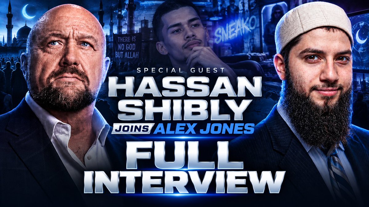 EXCLUSIVE: Sneako's Lawyer, Hassan Shibly, Appears On The Alex Jones Show After Threatening To Take Legal Action Against Anyone Mocking His Streamer Client With AI Satire Videos! In This Discussion, Jones & Shibly Agree That Free Speech Should Be Protected- Especially For Satirical Comedy Videos- But Warn Of AI Deep Fake Videos Being Used To Deceive The Public: "We Have A Common Enemy- The Deep State / The Globalists- That Are Trying To Lie & Use Deception To Turn Americans Against Each Other! The Constitution Protects Satire & Comedy, But It Does Not Protect Deep Fakes! We All Need To Stand United Against Deep Fakes Because The State Can Use Them To Take Out Their Political Opposition!" Hassan Shibly Alex Jones Network