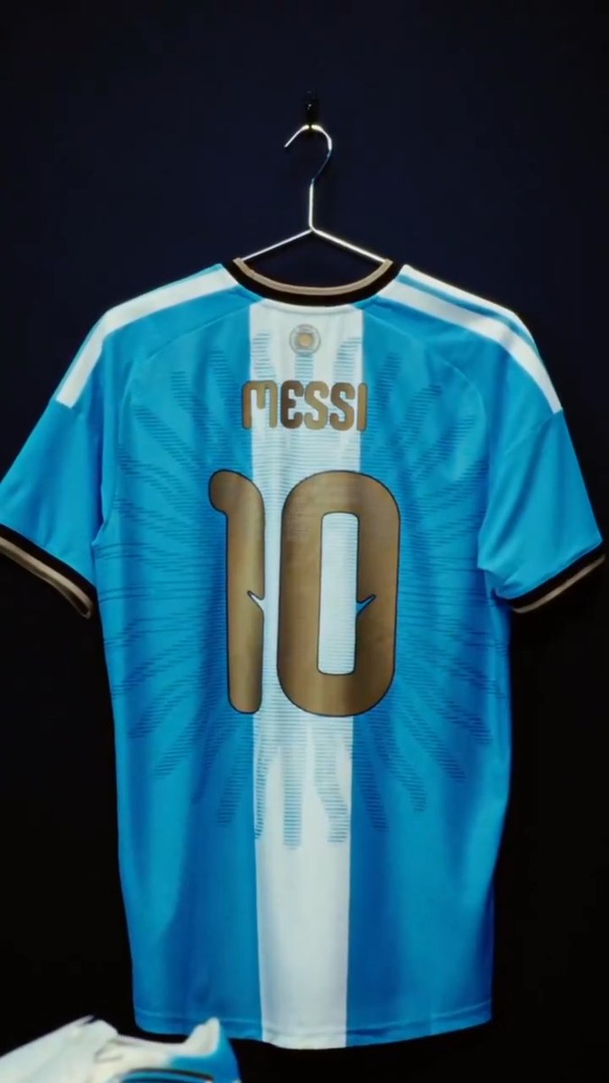 Messi vai usar uma camisola especial, com detalhes em dourado, no jogo de despedida da seleção.