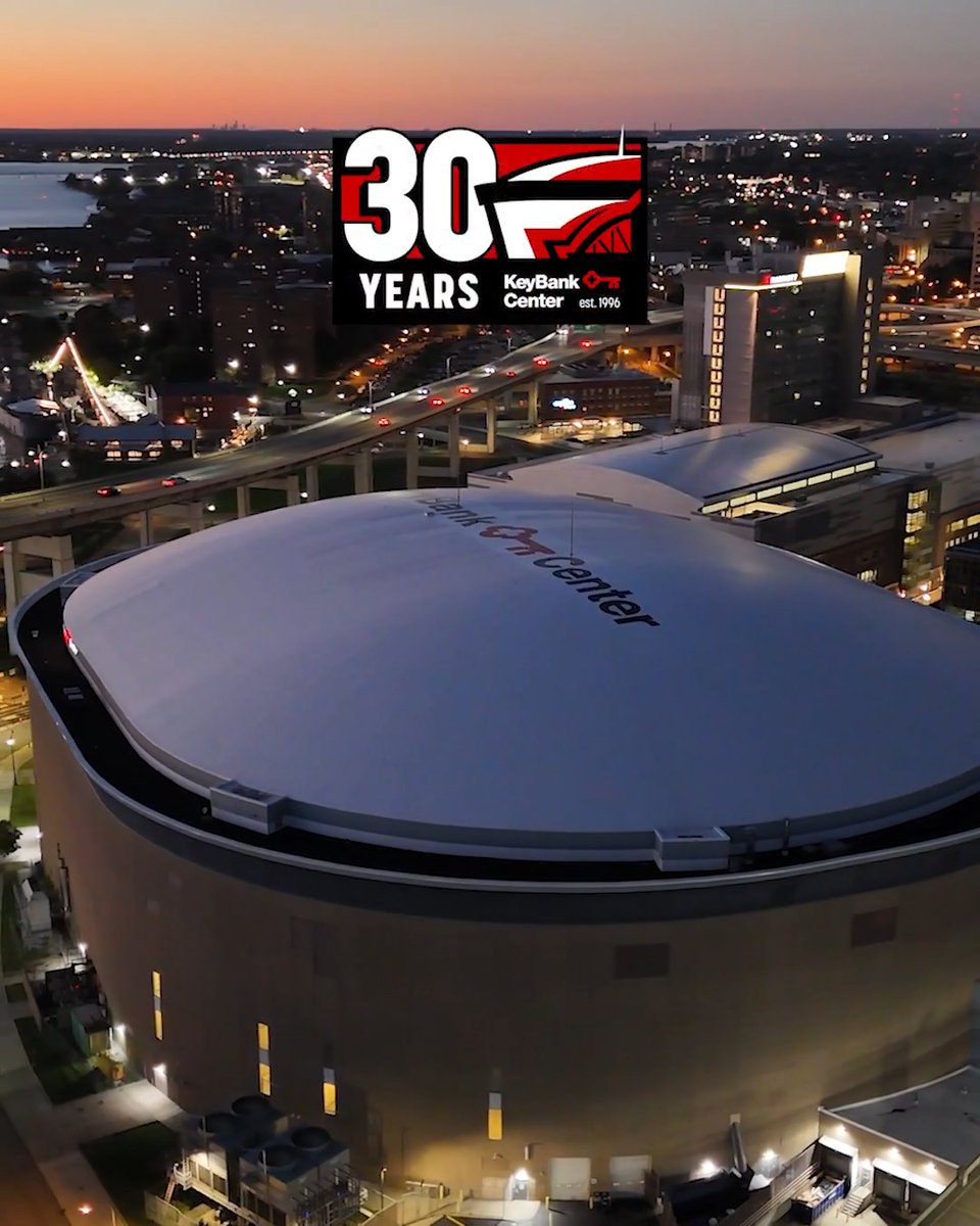 30 years ago today, the doors of KeyBank Center opened for the first time as we hosted a preseason hockey game vs the Toronto Maple Leafs. 🙌 Three decades later, we’ve had hundreds of games, events and unforgettable memories along the way.
