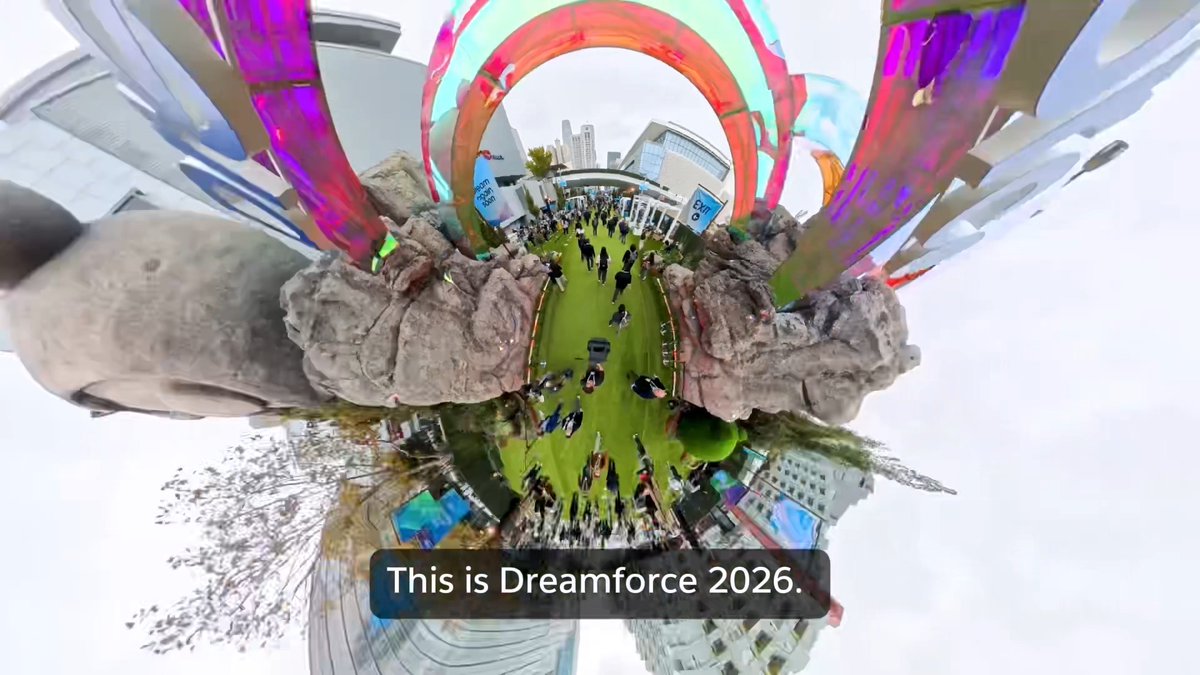 Dreamforce 2026 in one word: unforgettable ๐ฌ Relive the biggest moments, boldest ideas, and the energy that made this year one for the books: