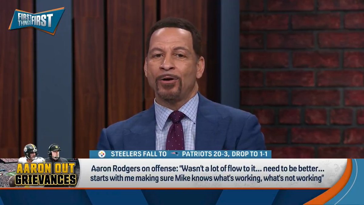 “He says, ‘I gotta let Mike know what’s working.’ Nothing’s working. They’re 4th-worst in the league in rushing offense, 5th-worst in passing offense… [Aaron Rodgers] doesn’t have it anymore. Period.” Chris Broussard explains: