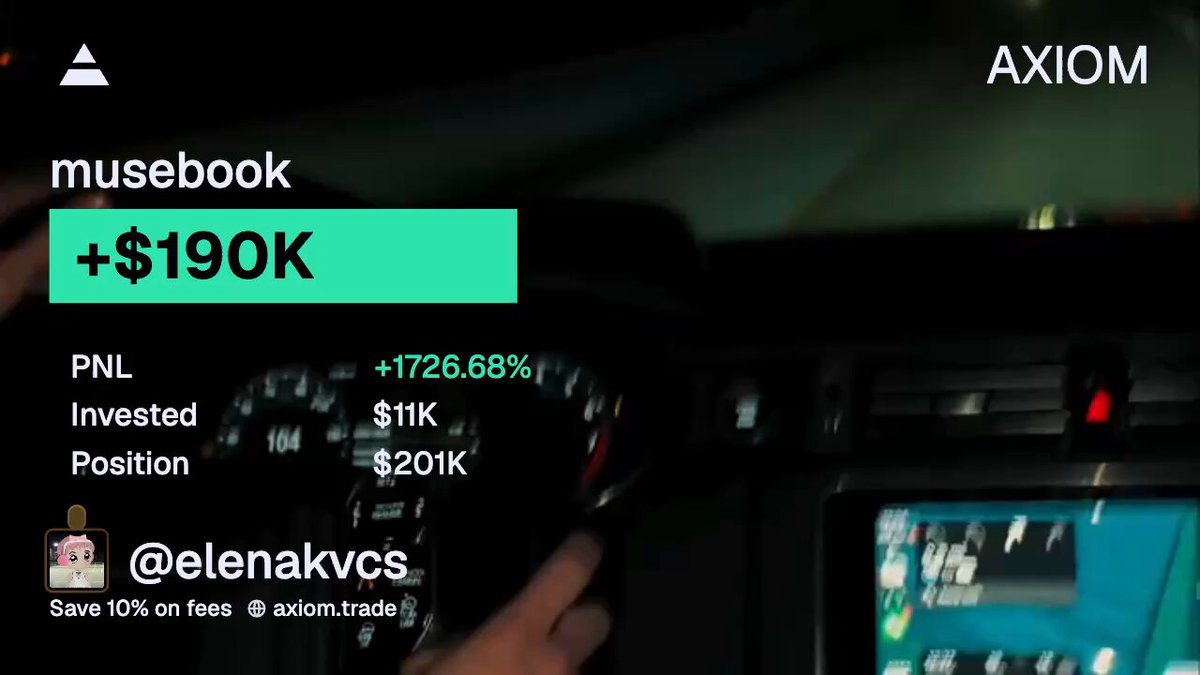 don't ask me how, but i made over $111k with $musebook. this market has me feeling like anything i buy just ends up flying. ai agents are always an interesting narrative in my opinion, especially since it's the kind of narrative that fits perfectly with robinhood. a couple weeks ago, Vlad Tenev publicly showed his support for this type of project too. if you're not making money, you're probably not following the right people :)