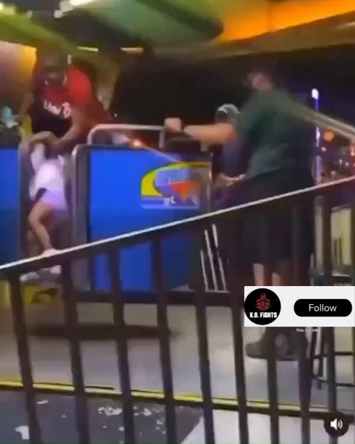 Fair worker puts hands on girl and gets jumped by everyone