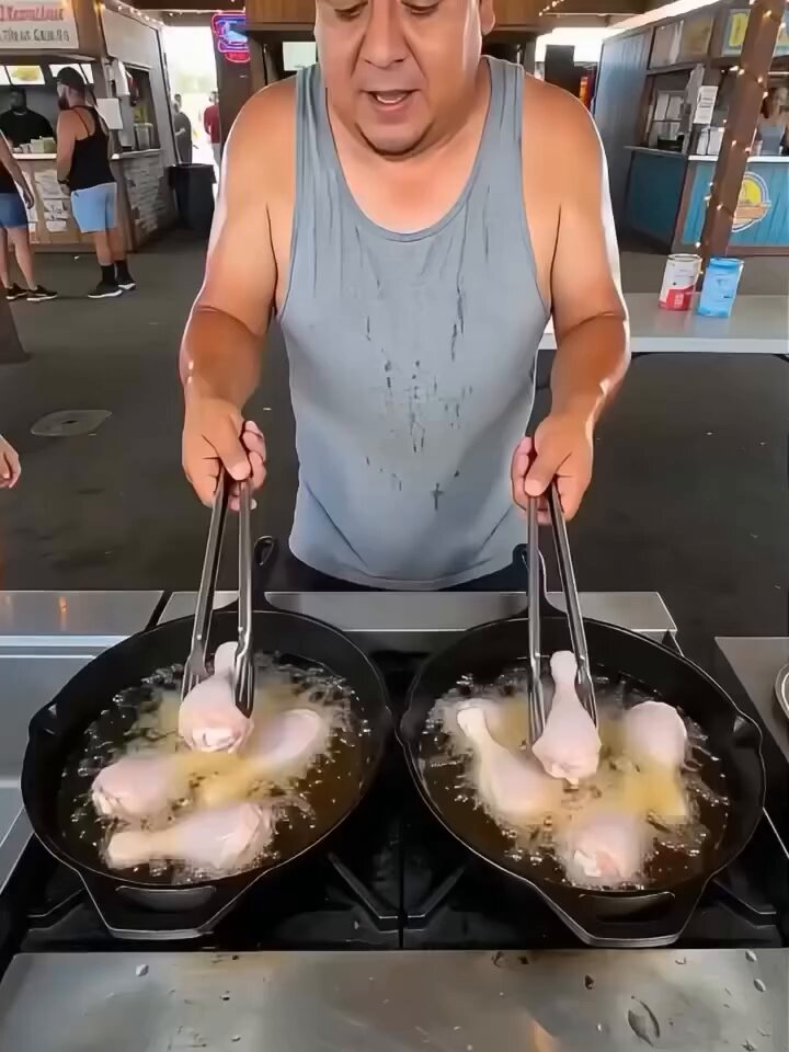 POV: You found a little kitchen hack for easier, mess-free frying