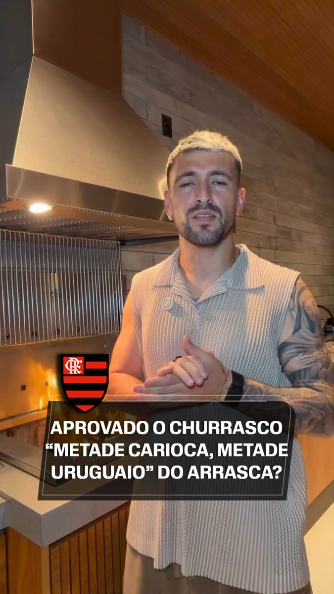 Para receber a sogra e o cunhado, Arrascaeta foi para a churrasqueira! O camisa 10 do Flamengo acertou o ponto da carne? 🎥: @g10dearrascaeta #FutebolNaESPN
