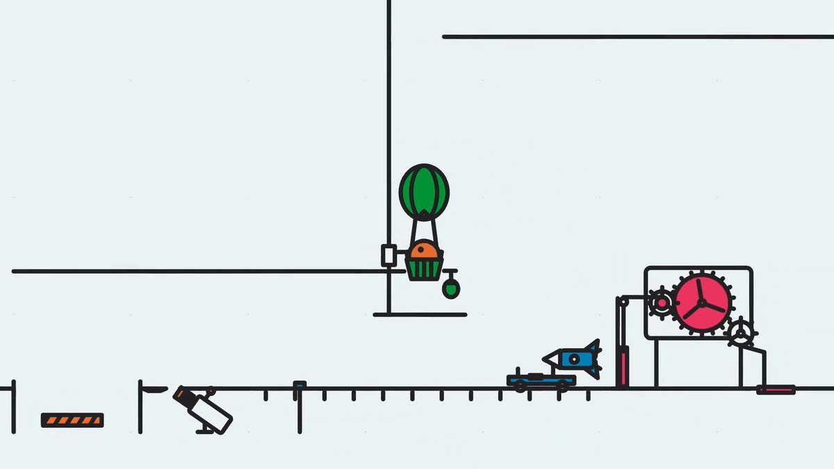 A rube goldberg machine with four worlds, built with p5.js over many weekends. Enjoy.