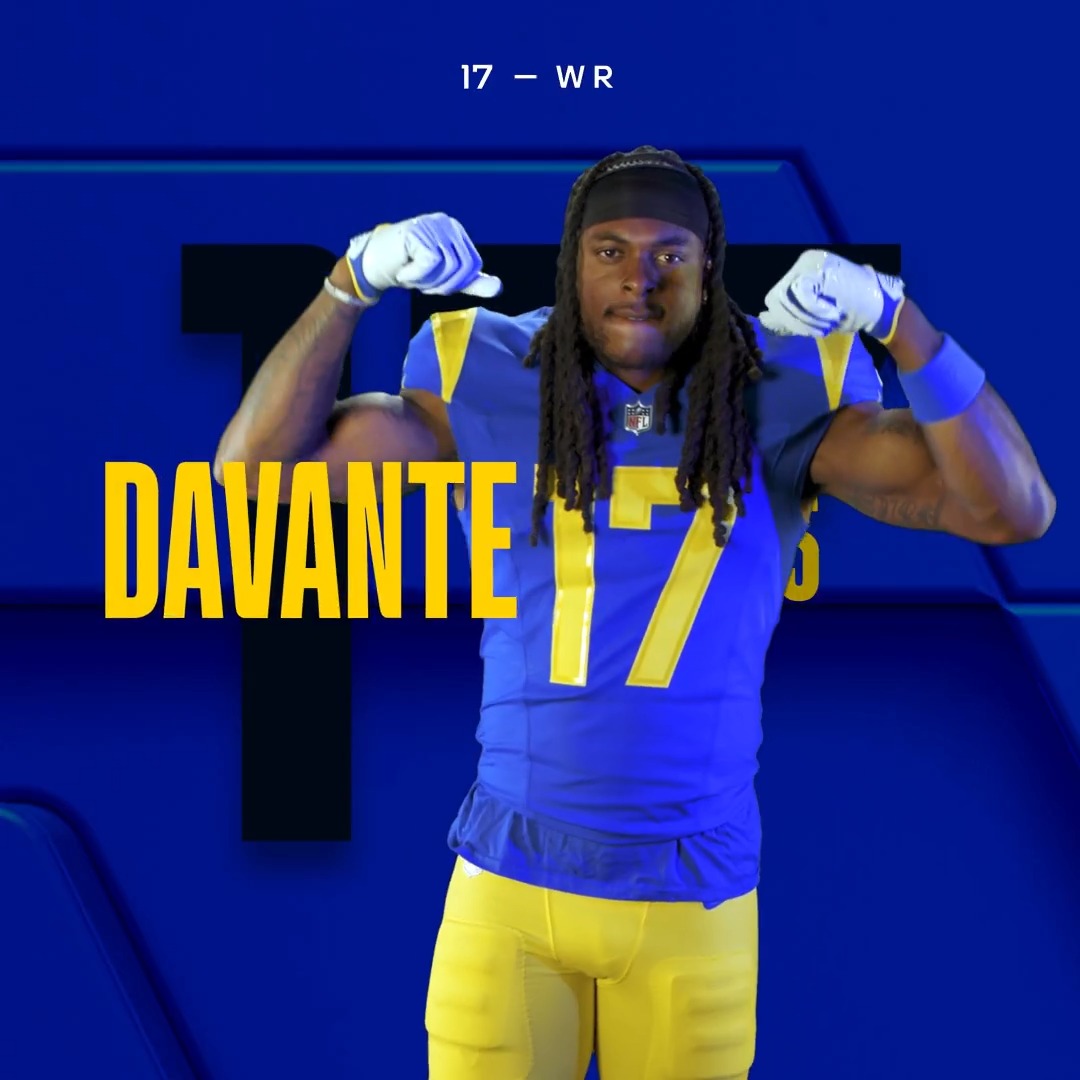 TOUCHDOWN!! DAVANTE ADAMS!! SoFi | #RamsHouse