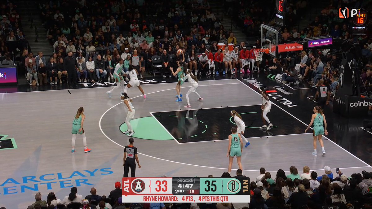 I meannn 🔥 Angel Reese gets the layup to fall with the fancy footwork! 12 PTS | 6 REB ATL-NYL | NBC &amp; Peacock | 2026 Postseason Push | DraftKings Sports Tap to watch: