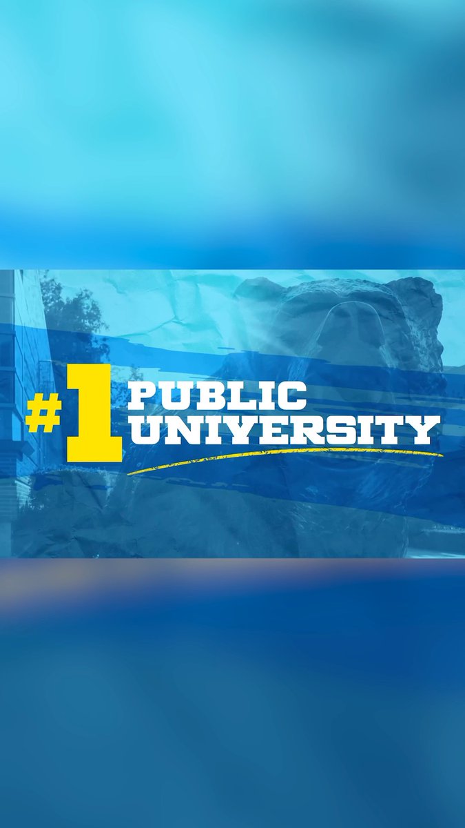 We are number ONE. UCLA — where legends and history are made.🥇 #1UCLA [Video description: A blue UCLA flag waves over a packed football stadium as the video showcases UCLA’s athletics, community service, creativity, sustainability, and research.]