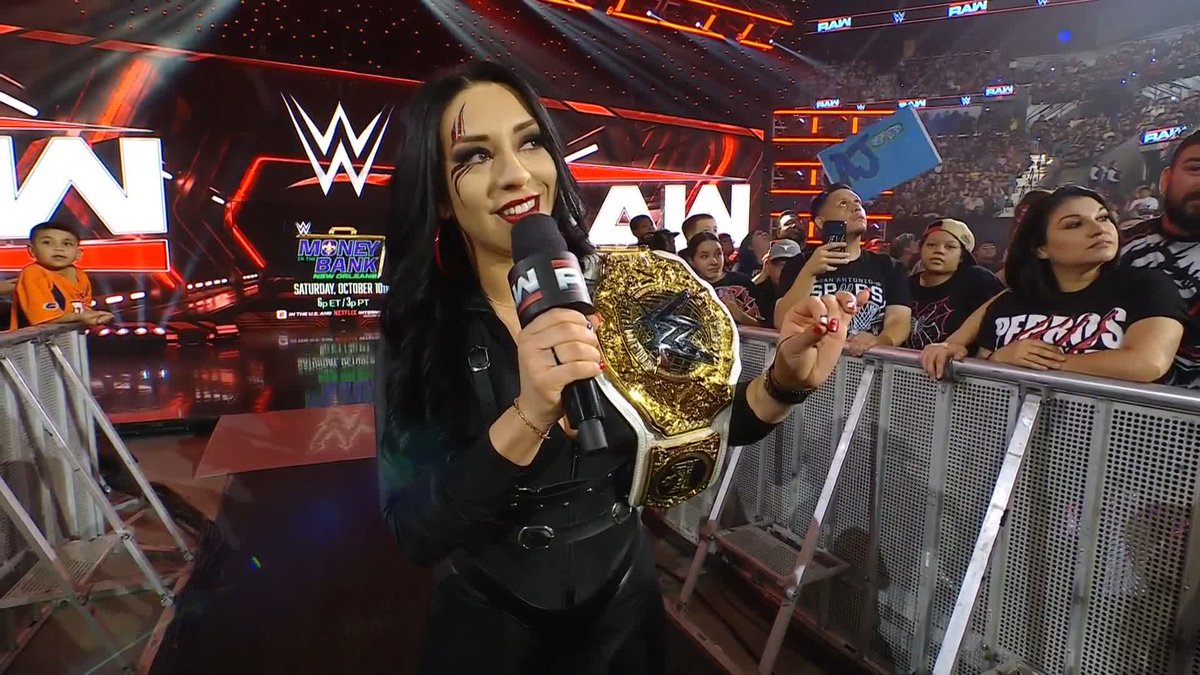 La Primera and reigning Women's World Champion Stephanie Vaquer is willing to give LIV Morgan a rematch! AND will give Rebecca Quin her shot at a later date! REAL CHAMP RIGHT THERE 👏