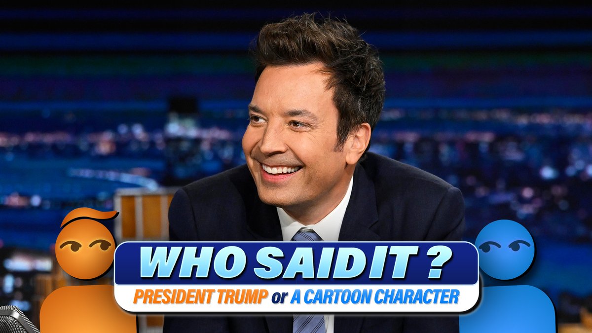 Who Said It: Trump or a cartoon character? #FallonTonight