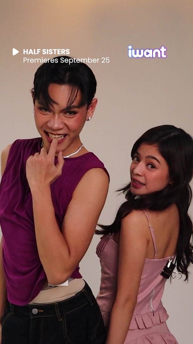 Are you ready to meet them? 🧛🦇 3 days na lang at lilipad na ang #HalfSisters! This vertical series drops ALL episodes on September 25, exclusively on #iWant! ✨ STAR CREATIVES
