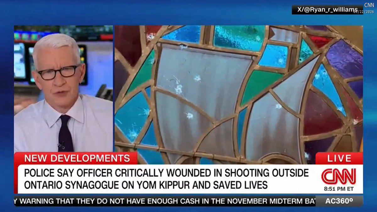 Canada's National Shame: CNN covers Yom Kippur terrorist attack at Belleville Ontario synagogue.