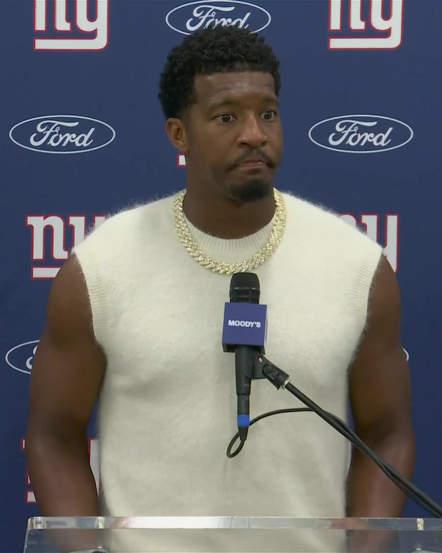 "They got ahead, so they knew pass was coming" Jameis Winston talks about the Rams' success against the Giants' offense tonight: