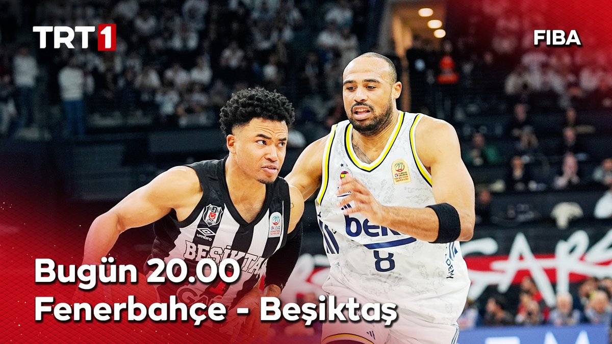 Cumhurbaşkanlığı Kupası sahibini buluyor!🏀 Fenerbahçe Tarfin ve Beşiktaş'ın karşı karşıya geleceği 39. Cumhurbaşkanlığı Erkekler Basketbol Kupası maçı bugün 20.00’de TRT 1’de.