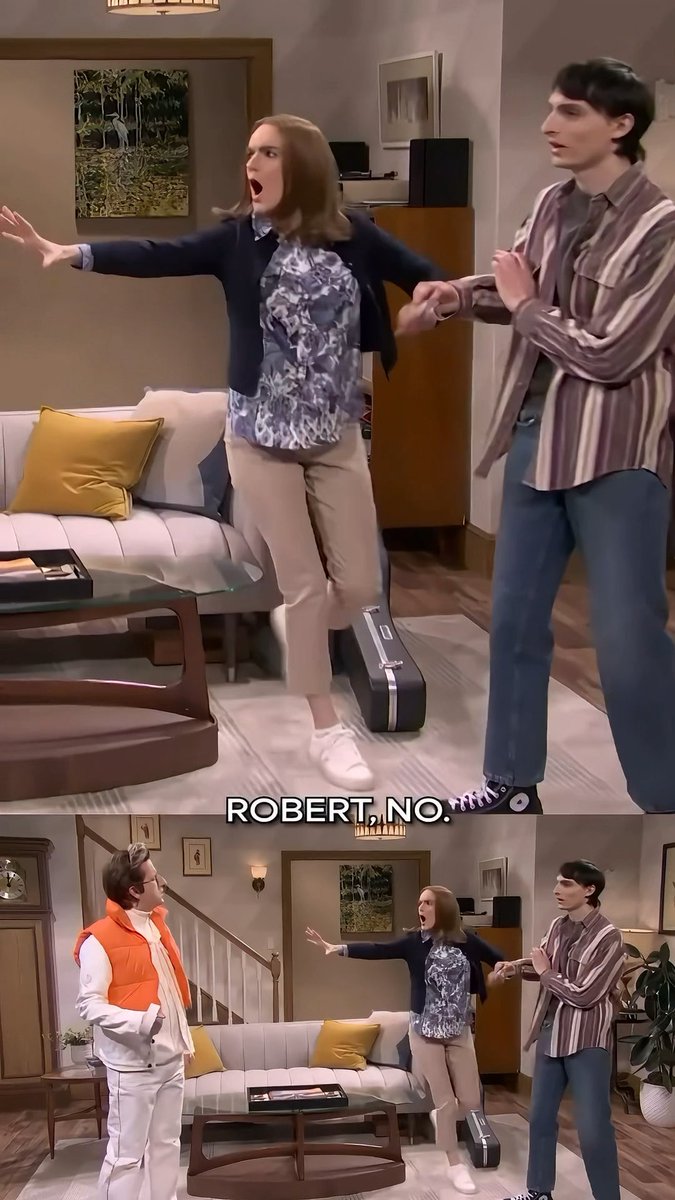 Everyone is basically flirting with the mom? Andy Samberg spirit here is the vibe we needing.