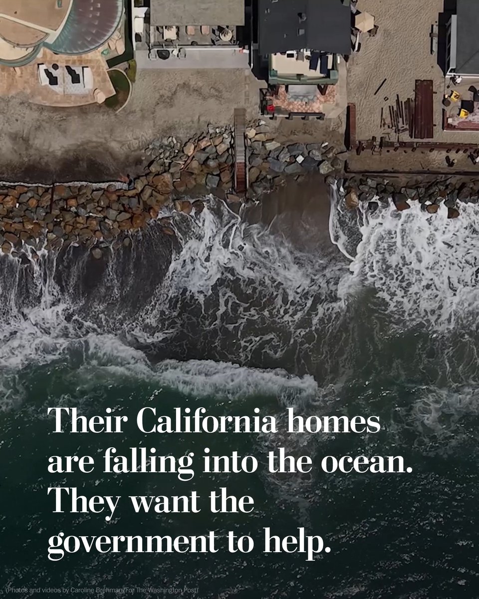 In Dana Point, California, beachfront homeowners are building a costly rock wall to hold back the ocean, escalating a battle over private property and what to do about years-long beach erosion amid storm damage and higher tides.