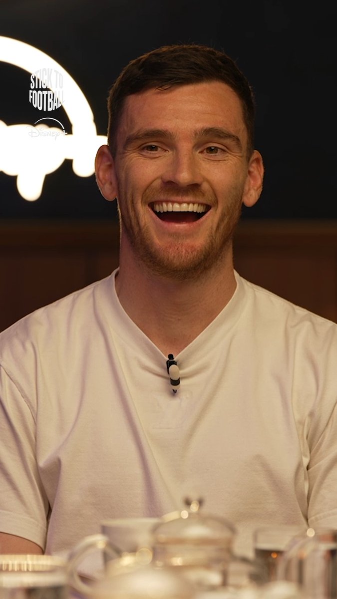 First look at Andy Robertson on Stick to Football! 🏴 Watch exclusively on Disney+ now, before the full episode lands on YouTube this Thursday! ⚽️