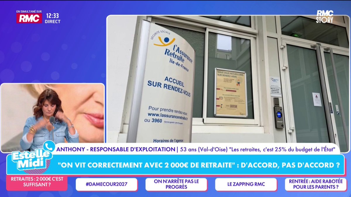 💶 Retraites 📞 Anthony : "Chaque fois qu'on débat des retraites, on nous explique "j'ai cotisé" mais les cotisations correspondent à 5 ans de retraite donc au-delà, vous vivez sur la princesse ! Arrêtez de m'expliquer que vous avez cotisé, ça ne couvre pas ce que vous dépensez !"
