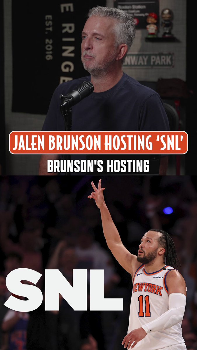 Bill Simmons on Jalen Brunson hosting 'SNL' 😂