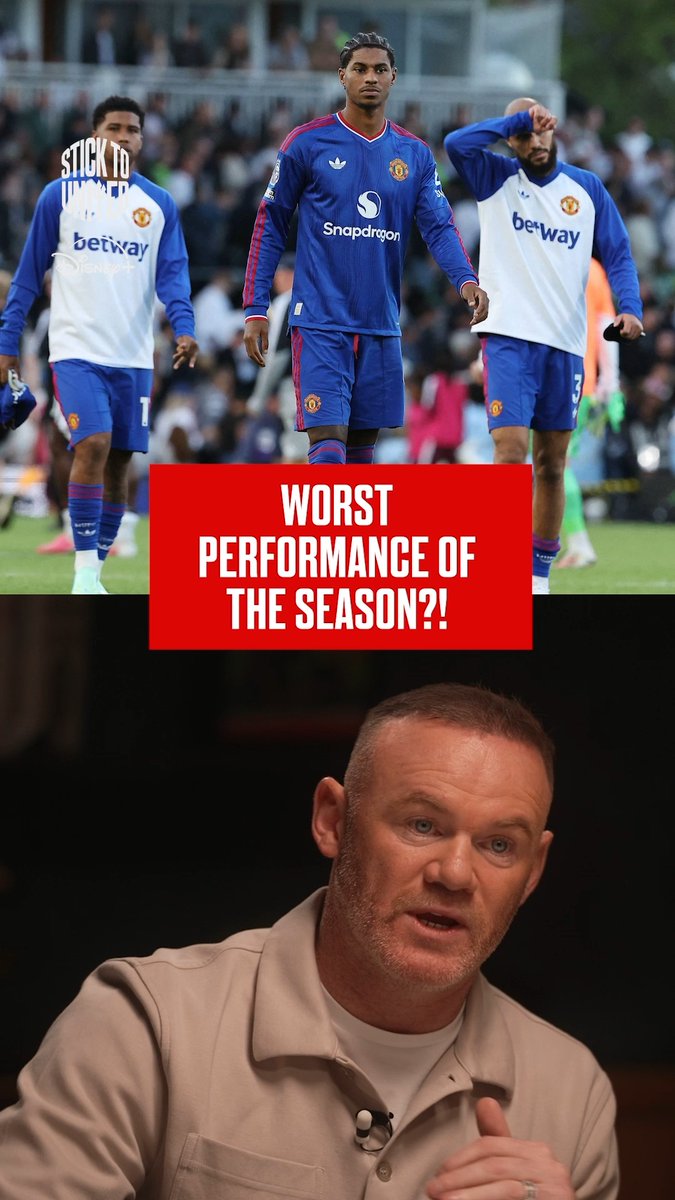 “By far the worst of the season!” 😬 Wayne and Mark react to United’s 1-1 draw with Fulham.