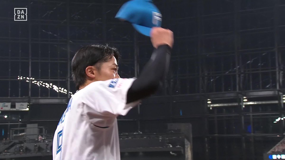 ラストプレー 360度全方位からの拍手 中島卓也 18年間お疲れ様でした ⚾️日本ハム×楽天 #lovefighters #だったらDAZN